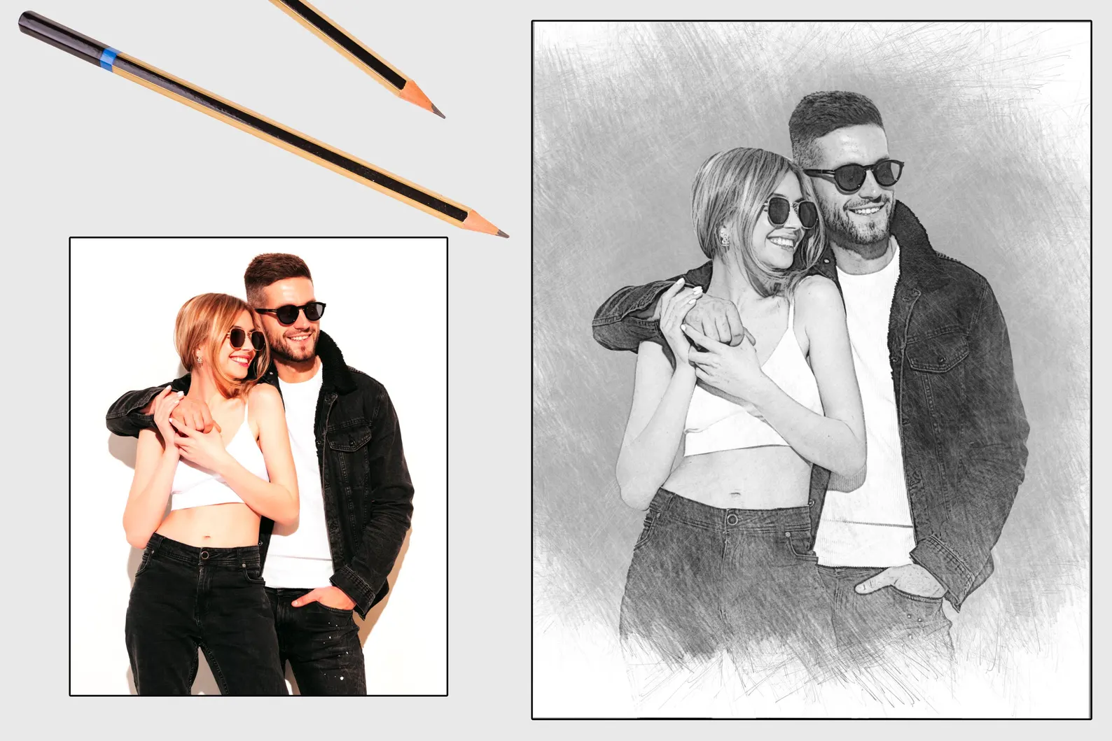 AI Drawing Transformation Example